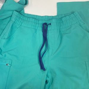 Fig high waisted yola skinny surgical green - Large/ Tall